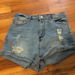 jean shorts
